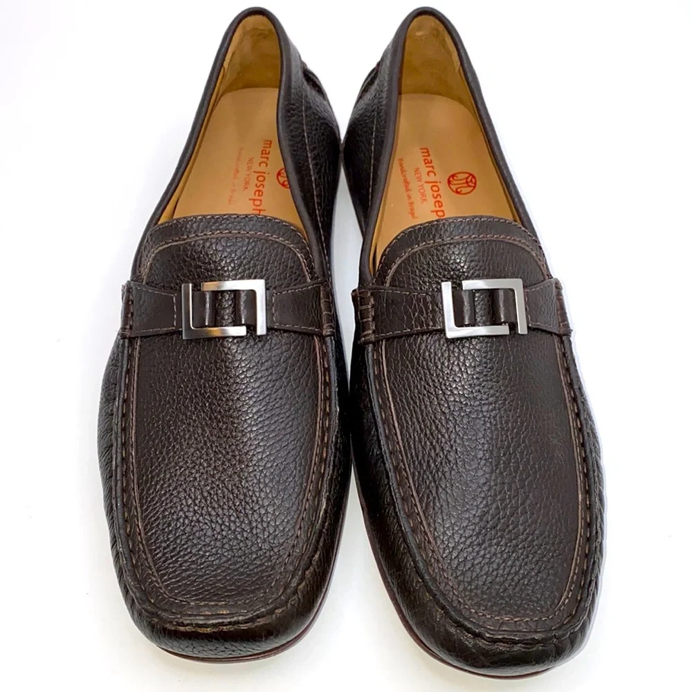 Marc Joseph New York Henry grainy Hudson loafers size 13